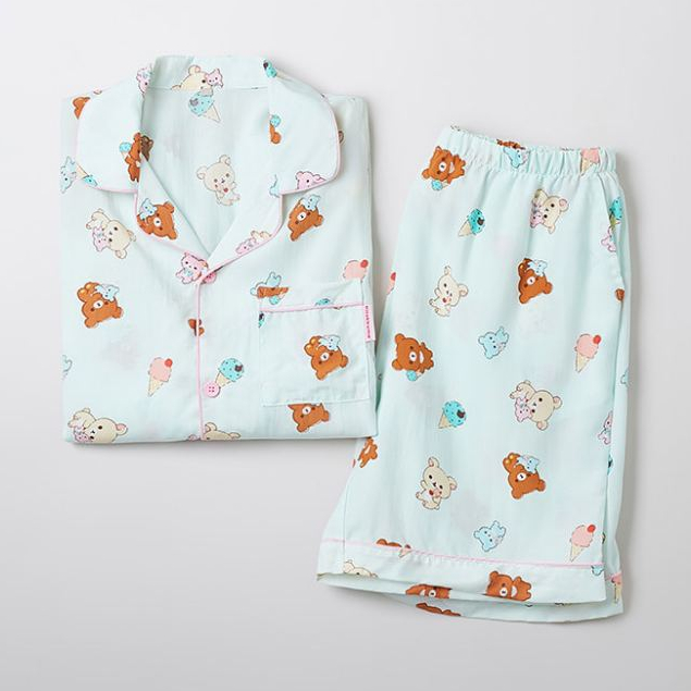 SPAO] Korea Unisex Rilakkuma Kuma's Summer Short Sleeve
