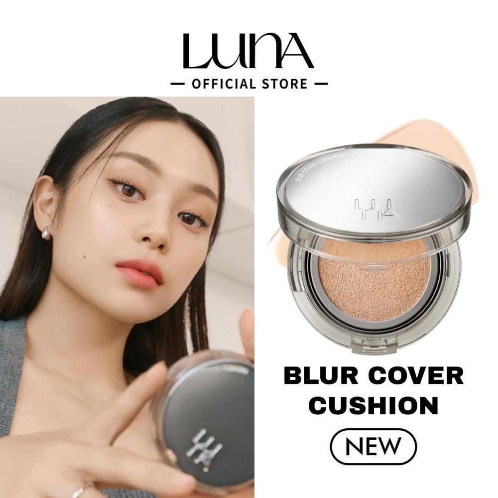 LUNA Official Blur Cover Cushion for oily skin, humid weather, for