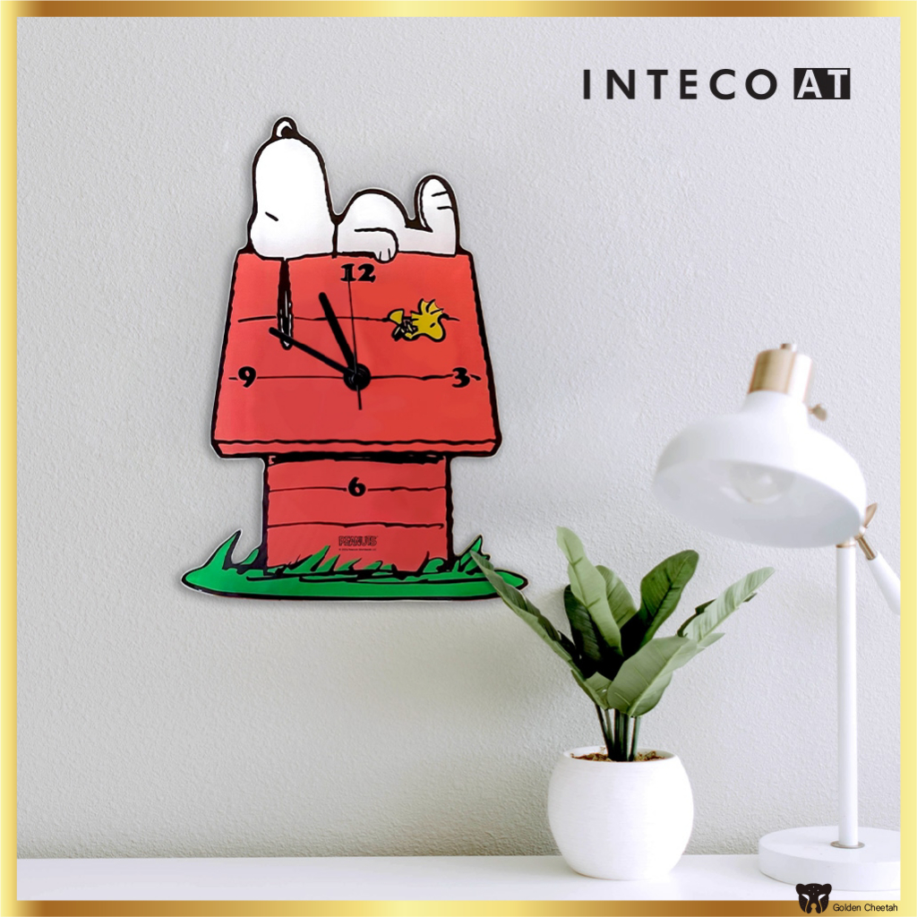 PEANUTS Snoopy Acrylic Wall Clock (30×21.8cm) | Shopee Malaysia