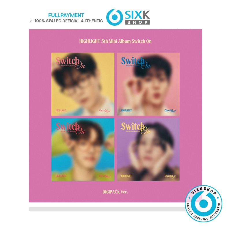 (Digipack Ver.) HIGHLIGHT - THE 5th Mini Album [Switch On] | Shopee ...