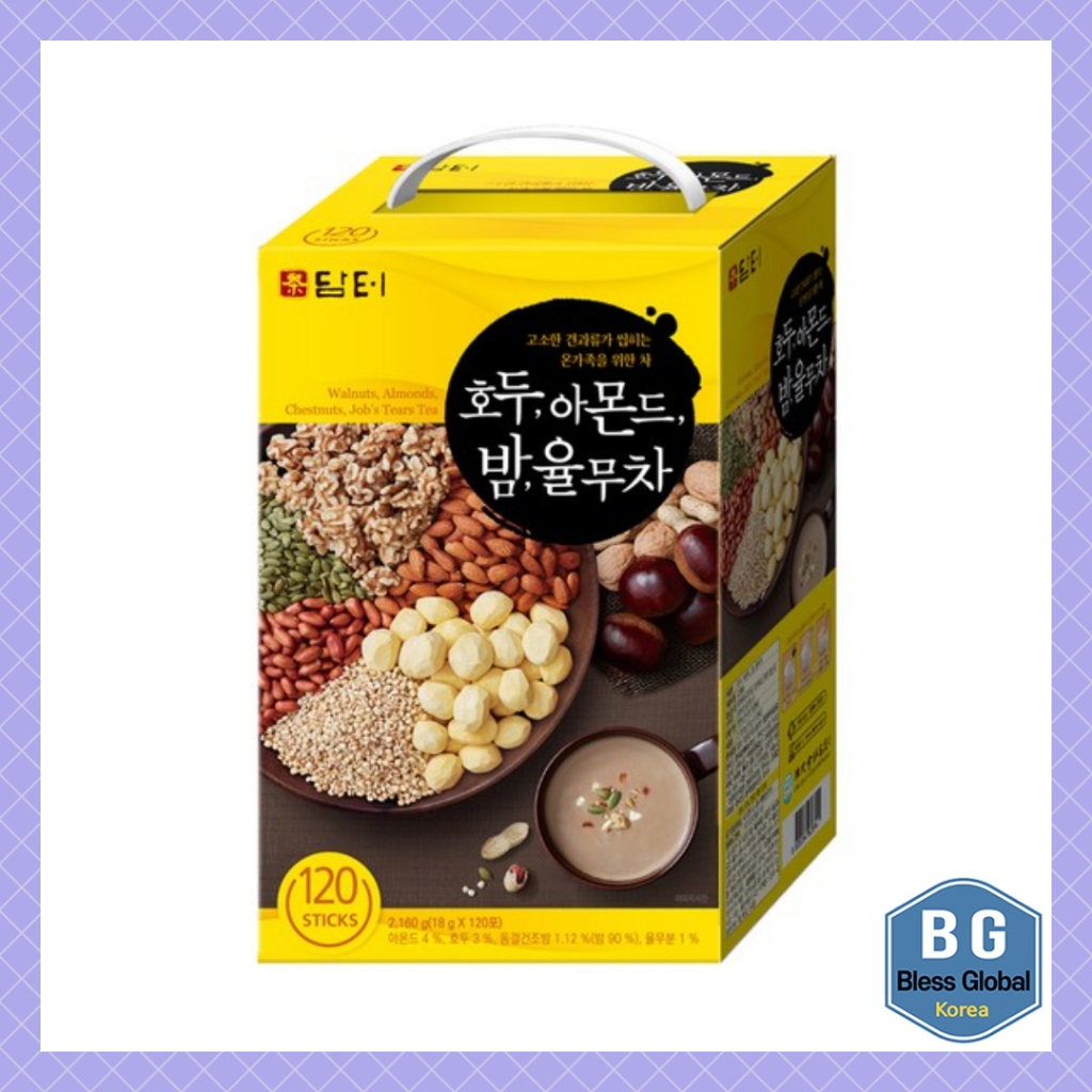 Damtuh Walnut Almond Chest Nut Job's Tears Tea 18g x 120T / Korean