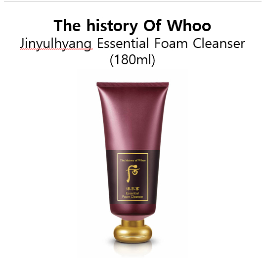 The History of Whoo Jinyulhyang Essential Foam Cleanser 180