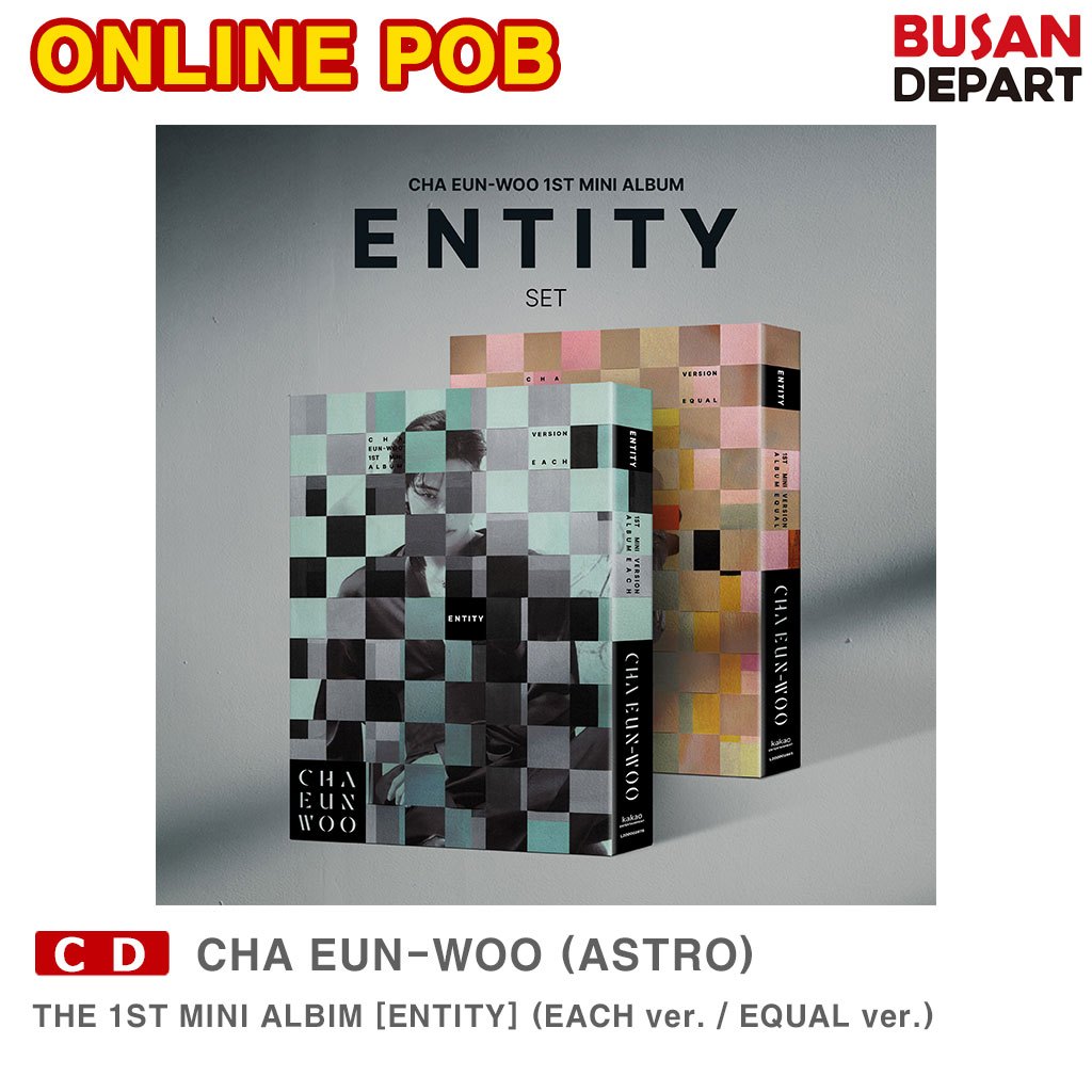 Album Cha Eun-woo - ENTITY + EQUAL Set Completo, 2 Versioni, Con Pre-Order Benefit E Giveaway Esclusivo BolsVos - 5