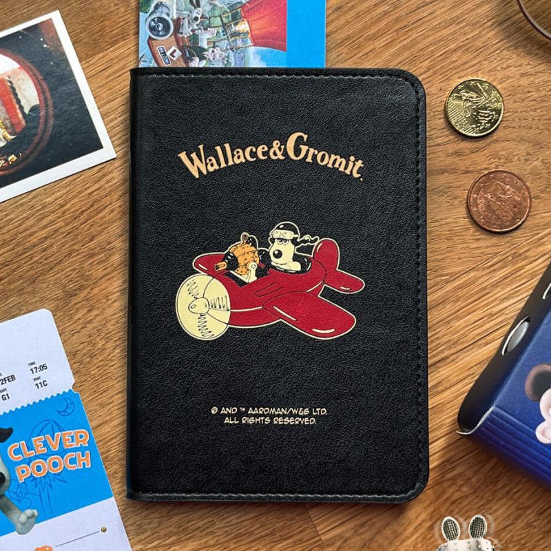 Wallace&Gromit Passport Holder Cover 5pockets Travel Wallet Cute Korean ...