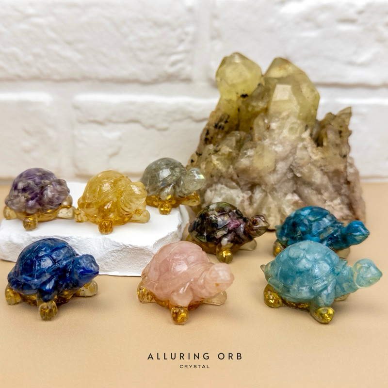 Tortoise Crystal Chis in Resin | Crystal Chips in Resin | Crystal ...
