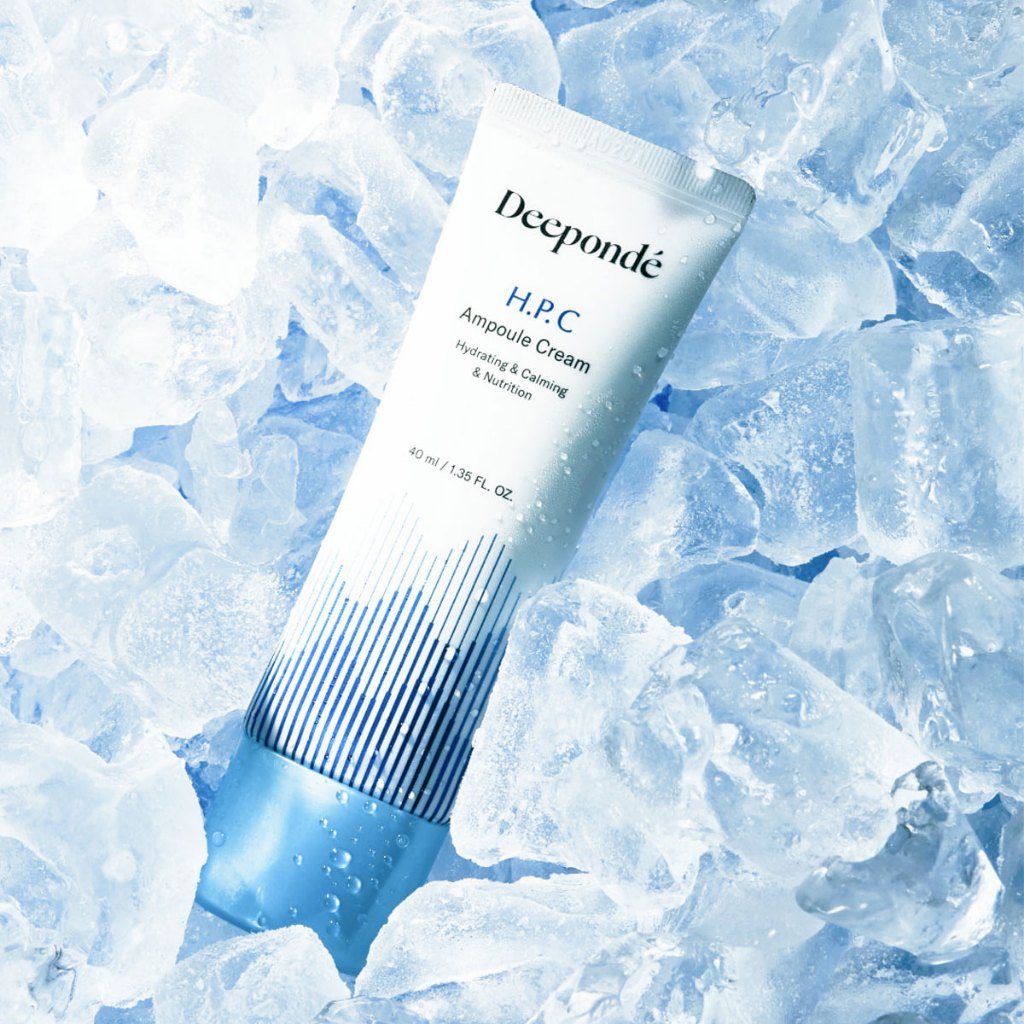 Deeponde HPC Ampoule Cream (40mL) Hyaluronic acid Peptides Collagen Korean Cooling Skin Repair