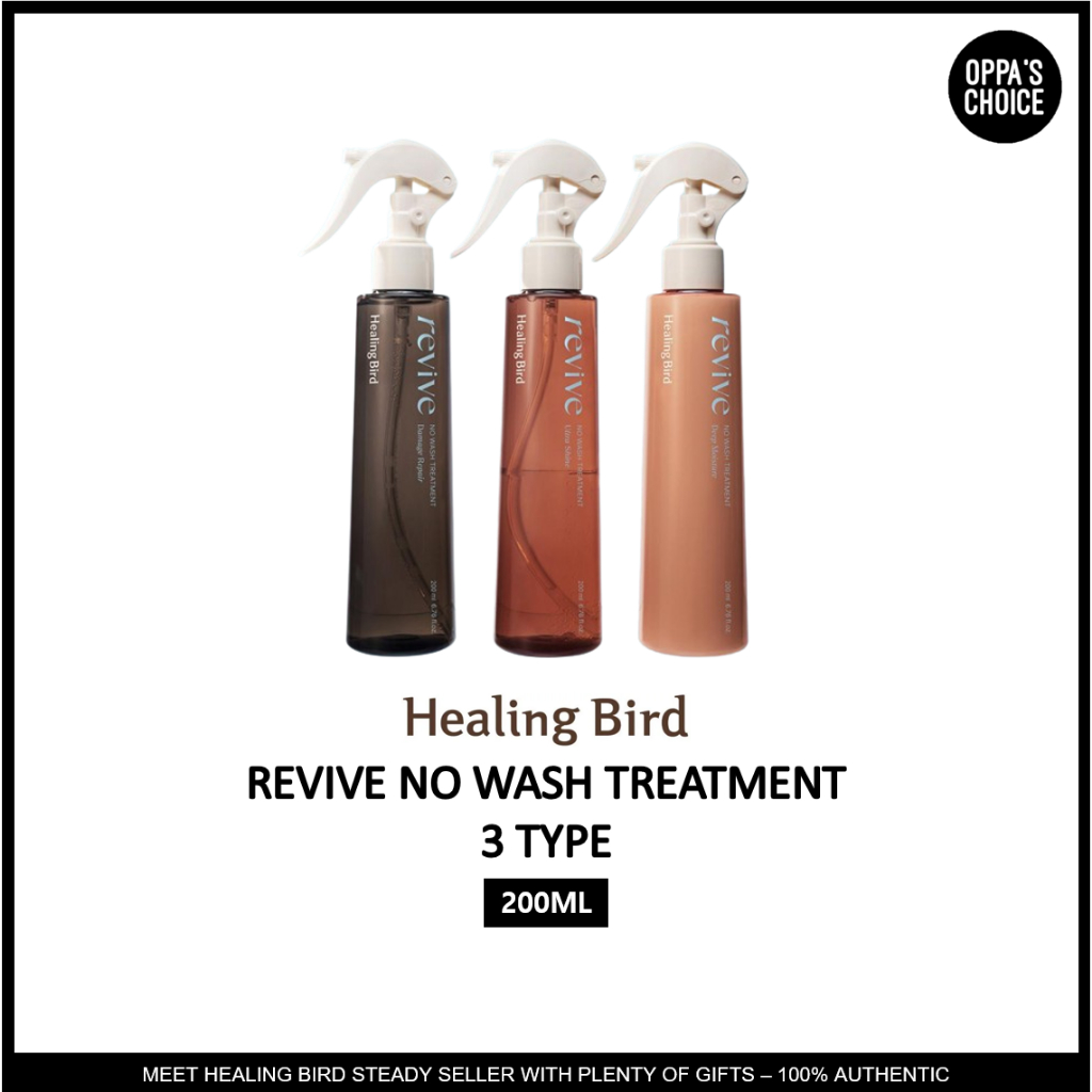 [RENEWAL] HEALING BIRD REVIVE NO WASH TREATMENT 200ML (3 TYPE) | Shopee ...