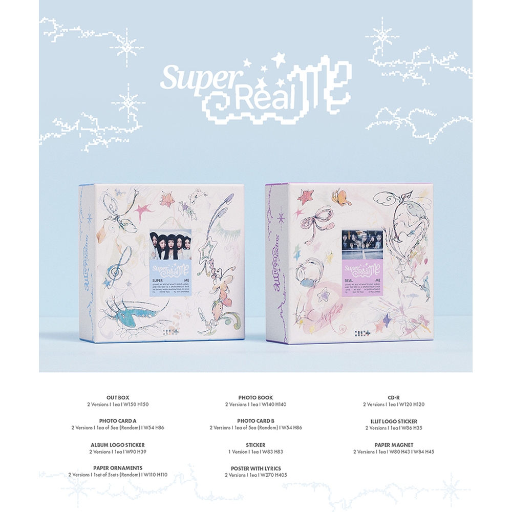 ILLIT - 1st Mini Album [ Super Real Me ] | Shopee Malaysia