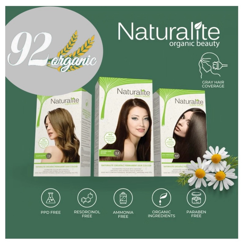 Naturalite Organic Permanent Hair Colour (Exp2026) | Shopee Malaysia