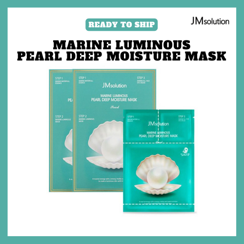 JMsolution Marine Luminous Pearl Deep Moisture Mask Pearl 10 Sheets ...