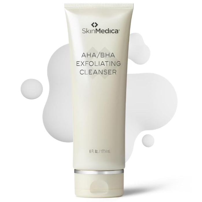 SkinMedica AHA/BHA Exfoliating Cleanser 6 Fl Oz - Gently Scrub Away ...