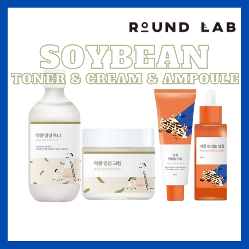 ROUND LAB Soybean Nourishing Collection (Cream / Toner / Serum ...