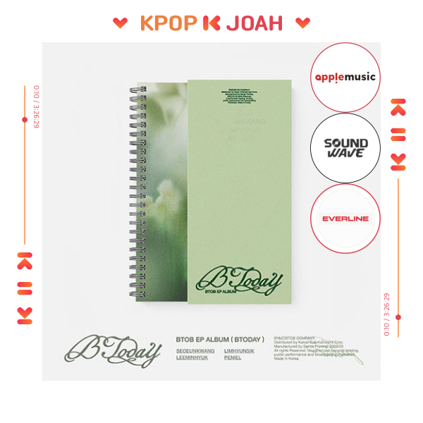 BTOB Album BTODAY Photobook Version + Pre-Order Benefits – K-POP Coréen Authentique + Cadeau Digital Exclusif BolsVos