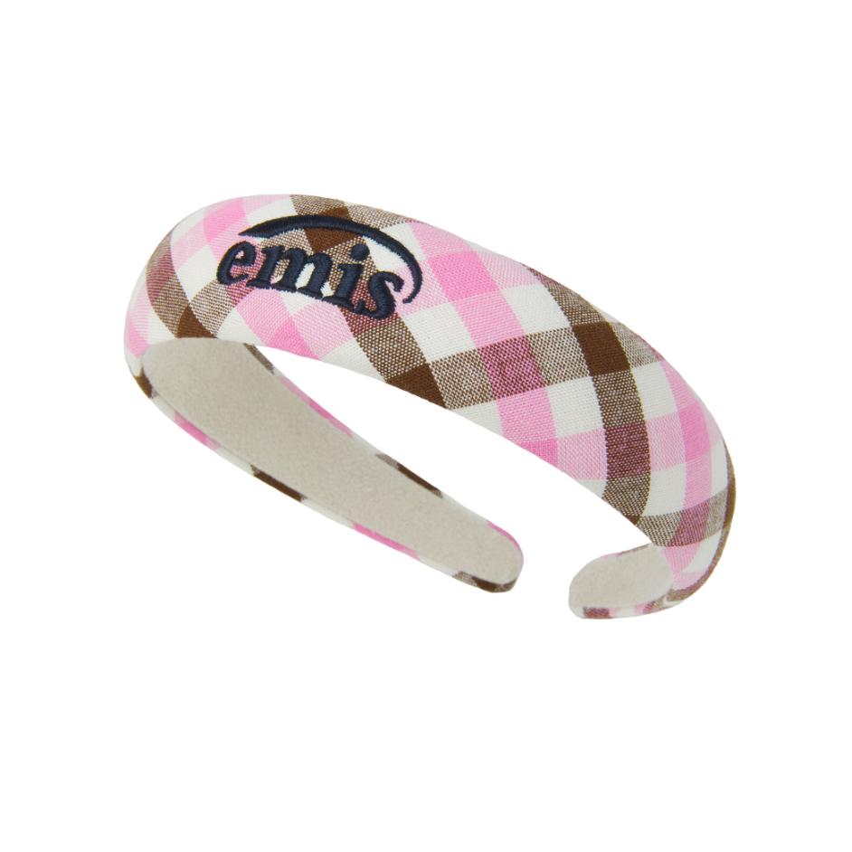 【EMIS】 BLOCK CHECK HAIRBAND (3 Colors) emis BLOCK CHECK HAIRBAND (3 colors) | Shopee Malaysia