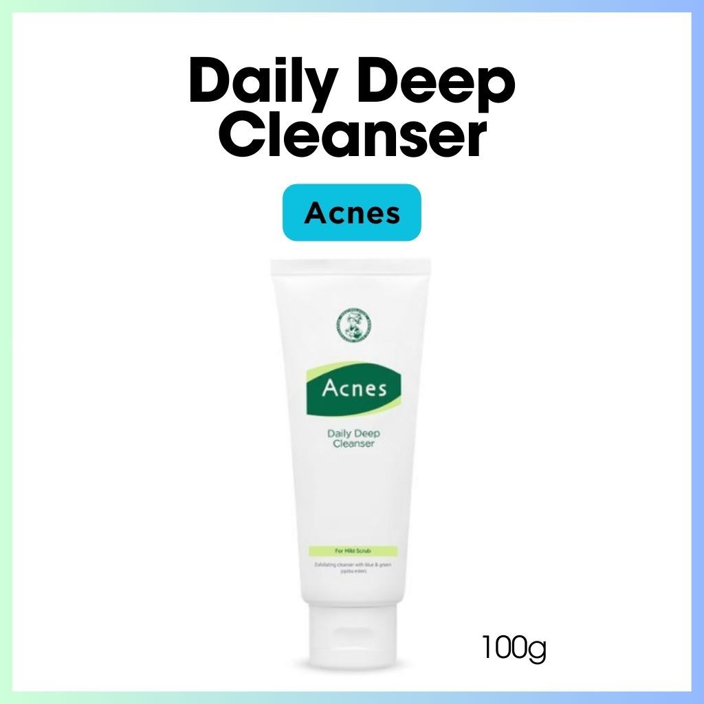 [Acnes] Daily Deep Cleanser/Acne skin cleanser/cooling/daily mild scrub ...