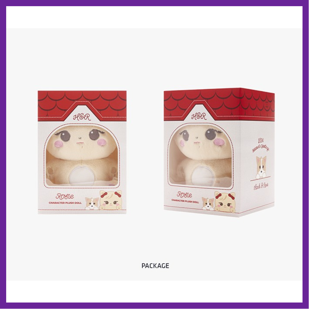 H&R CHARACTER MINI KEYRING ロゼ ブラックピンク [H&R] CHARACTER MINI KEYRING ロゼ H&R