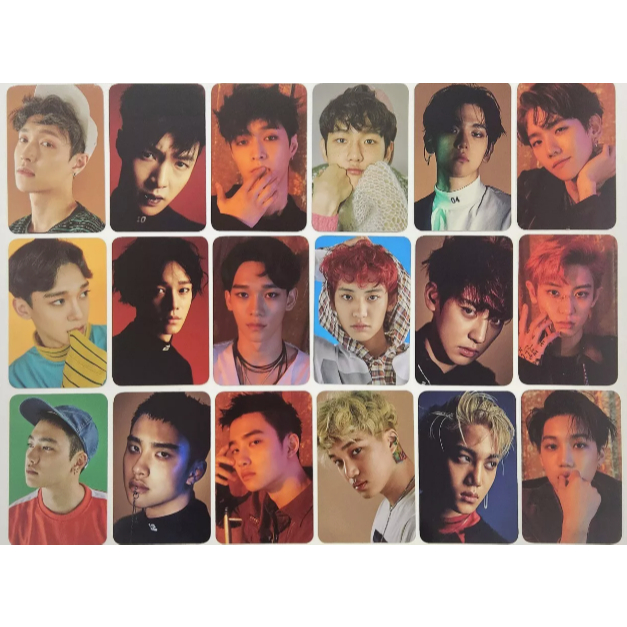 [OFFICIAL] EXO 10th Anniversary Repackage Photo Card Set EX'ACT LUCKY ...