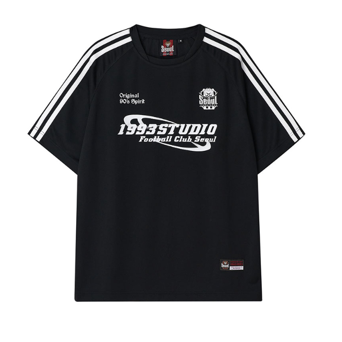 1993STUDIO] FC SEOUL FOOTBALL TRACK JERSEY T-SHIRT | Shopee