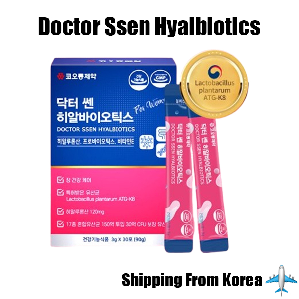 [Kolon] Doctor Ssen Hyalbiotics For Women 90g(3g*30T) Lactobacillus ...