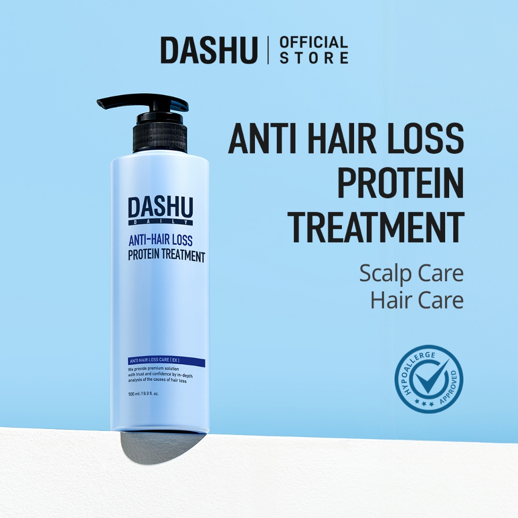 [DASHU] Daily Anti Hair Loss Protein Treatment 500ml (Rich Protein, Hair Regrowth Hair Treatment