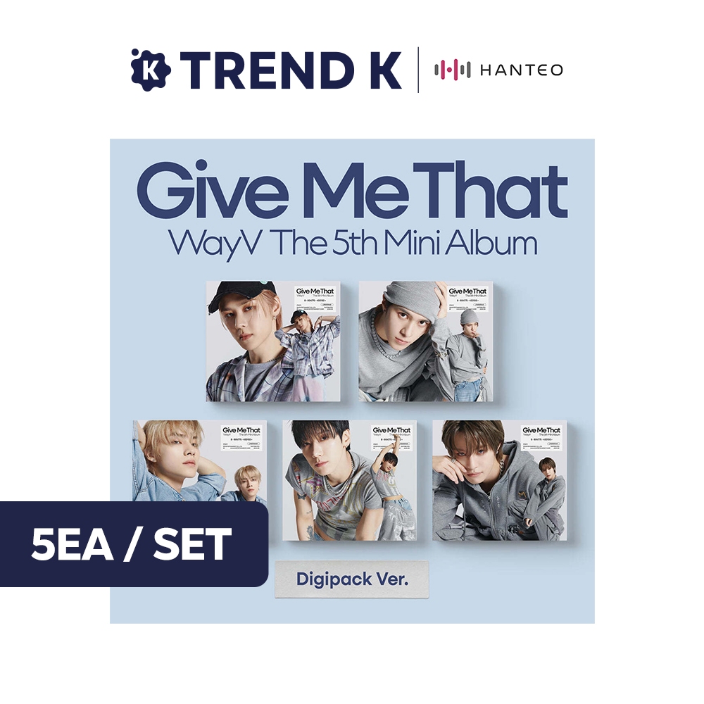 WayV - 5th Mini Album [Give Me That] (Digipack Ver. / SET) | Shopee