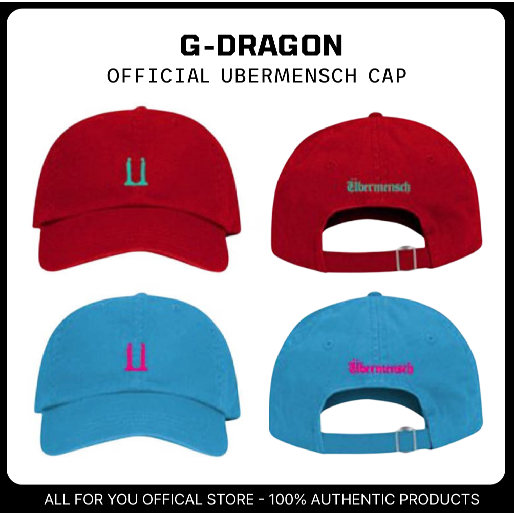 [G-DRAGON] GD Official Ubermensch Cap, 2 colors | Shopee Malaysia