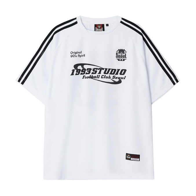 1993STUDIO] FC SEOUL FOOTBALL TRACK JERSEY T-SHIRT | Shopee