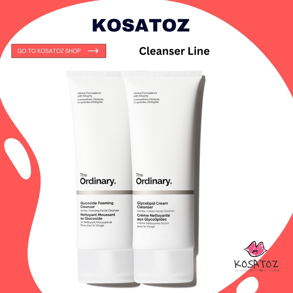 The Ordinary Glycolipid Cream Cleanser , Glucoside Foaming Cleanser ...