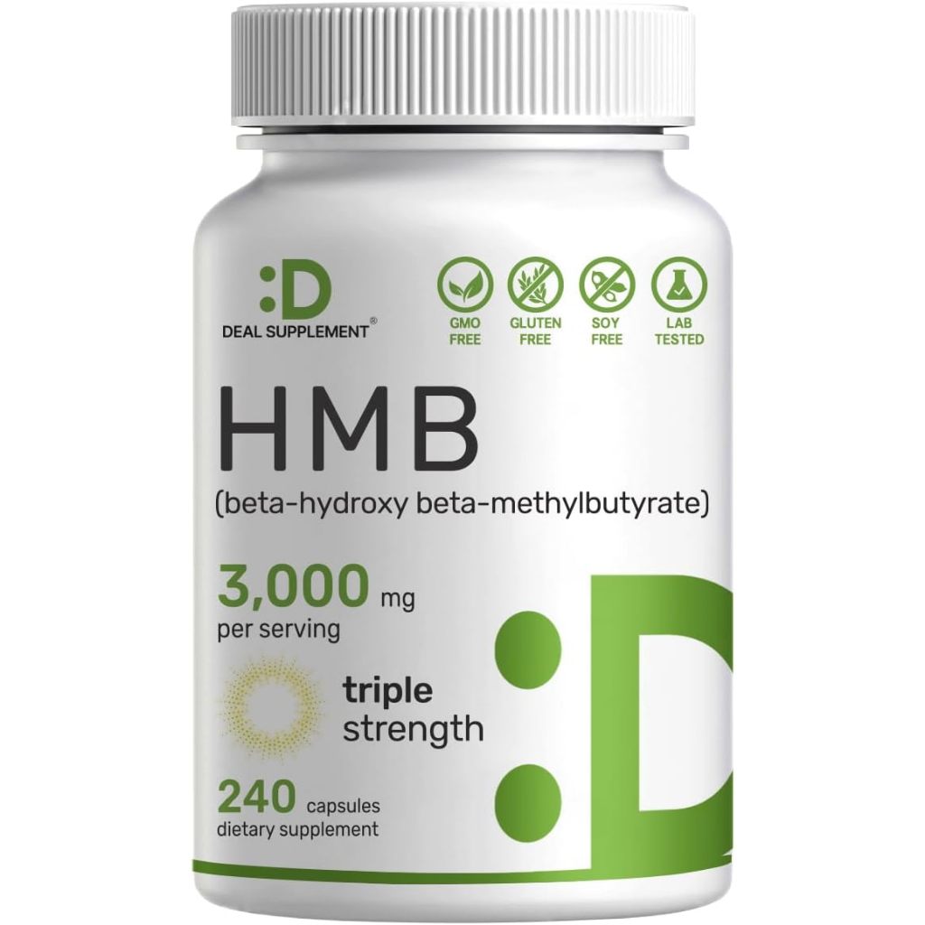 DEAL SUPPLEMENT Ultra Strength HMB Supplements 3,000mg Per Serving, 240 ...