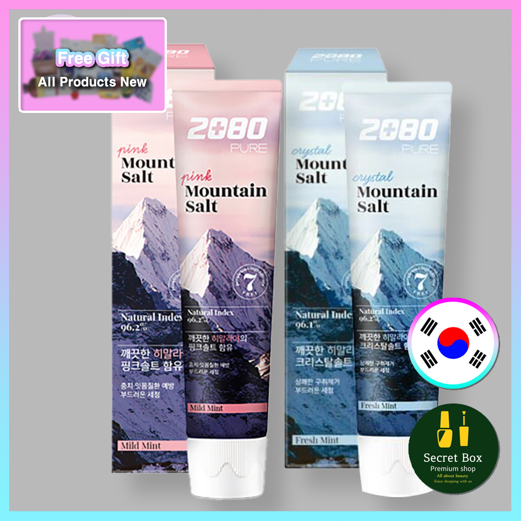 2080 Himalayan Pure Mountain Salt Toothpaste 120g (2types) | Shopee ...