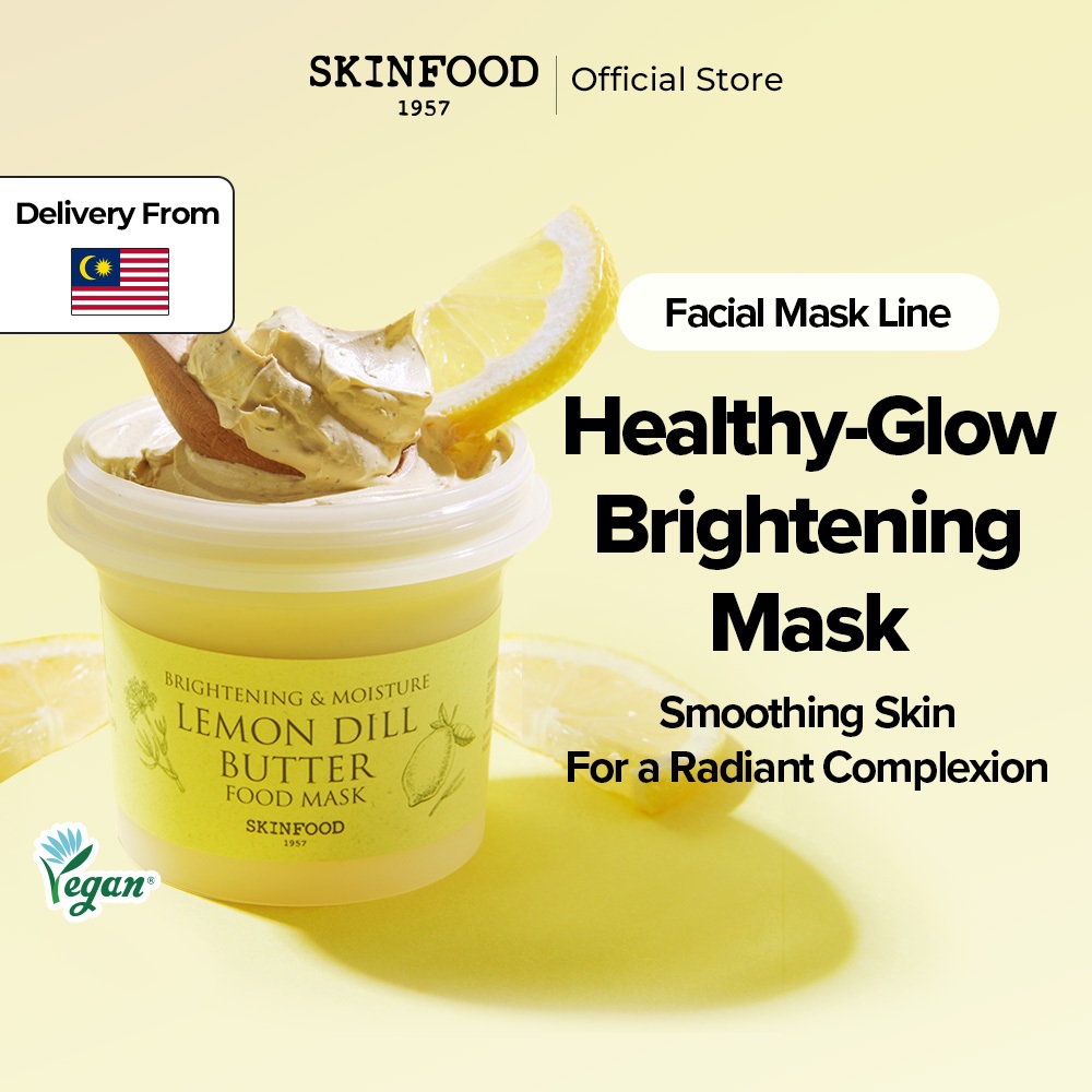 [SKINFOOD Official] Lemon Dill Butter Food Mask 120g / Brightening Dull