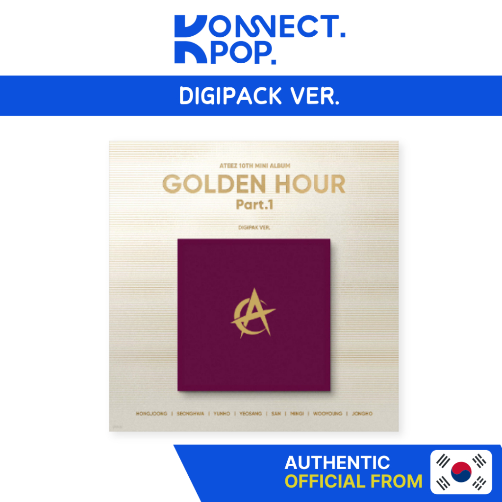 ATEEZ - 10th Mini Album [ GOLDEN HOUR : Part.1 ] (Digipack version
