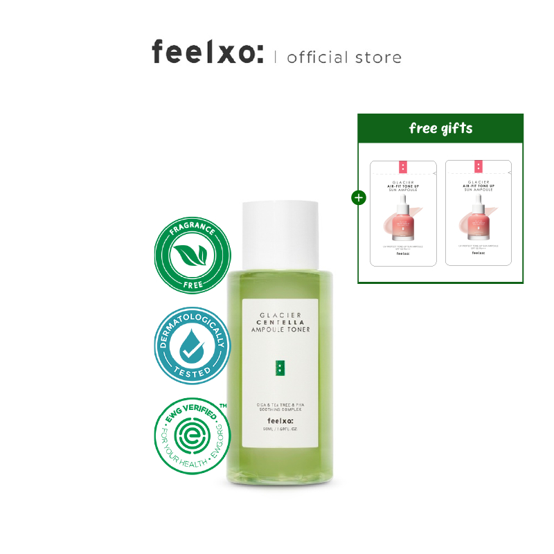 feelxo Glacier Centella Ampoule Toner (50ml) Shopee Malaysia