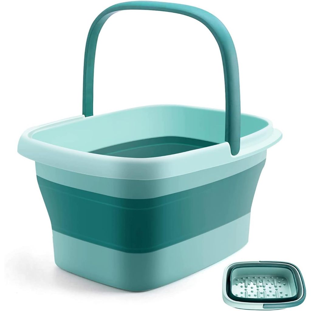 Collapsible Foot Bath Foot Soak Tub with Handle, Foldable Foot Bath ...