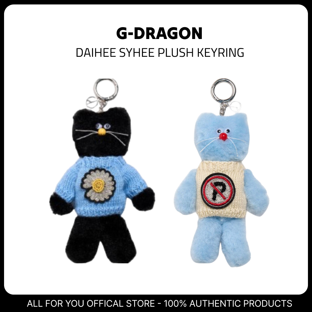 [Peaceminusone X Monamhee] G-dragon GD Plush Keychain, 2 colors ...
