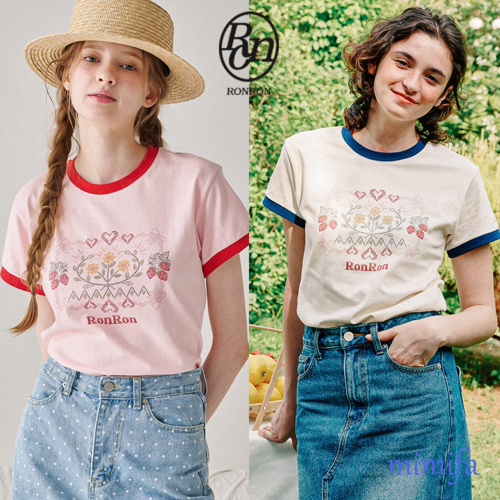 ★RONRON ★CROSS STITCH RASPBERRY RINGER T SHIRT RONRON CROSS STITCH RASPBERRY RINGER T SHIRT | Shopee Malaysia