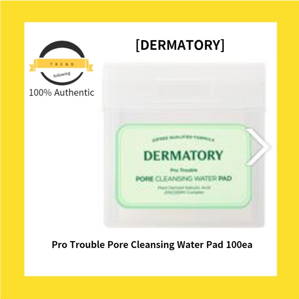 [DERMATORY] Pro Trouble Pore Cleansing Water Pad 100ea | Shopee Malaysia