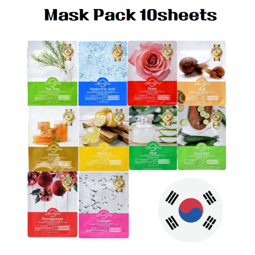 Made in Korea Mask Pack 10 Sheets | Shopee Malaysia