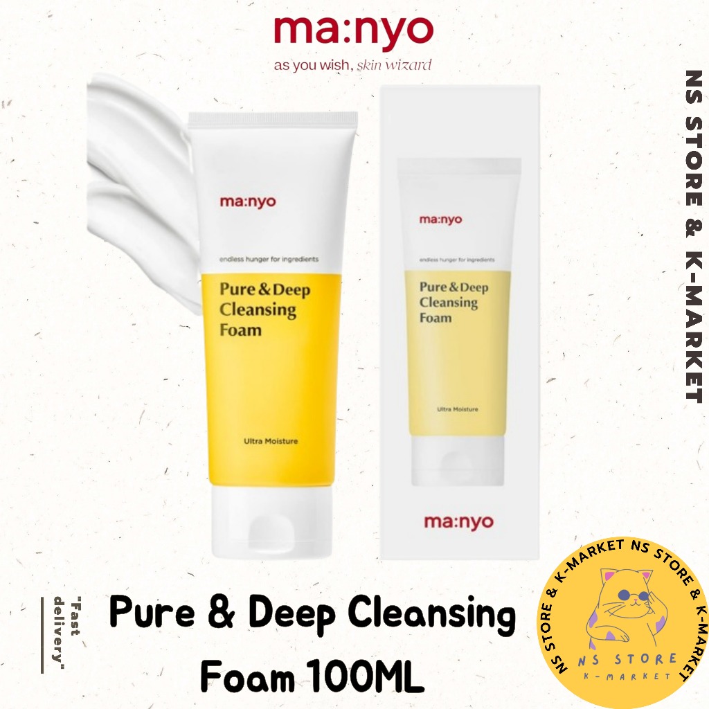 manyo Pure & Deep Cleansing Foam 100ml | Shopee Malaysia