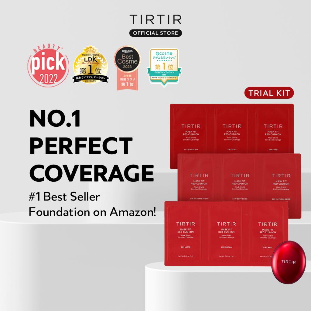 TIRTIR Mask Fit Red Cushion 30 Shade Trial Kit Shopee Malaysia