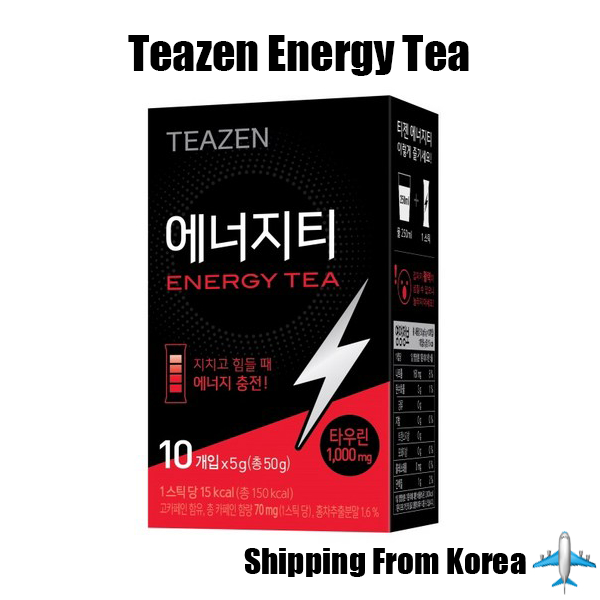 [Teazen] Energy Tea Guarana 50g(5g*10T) Taurine / LCarnitine Shopee Malaysia