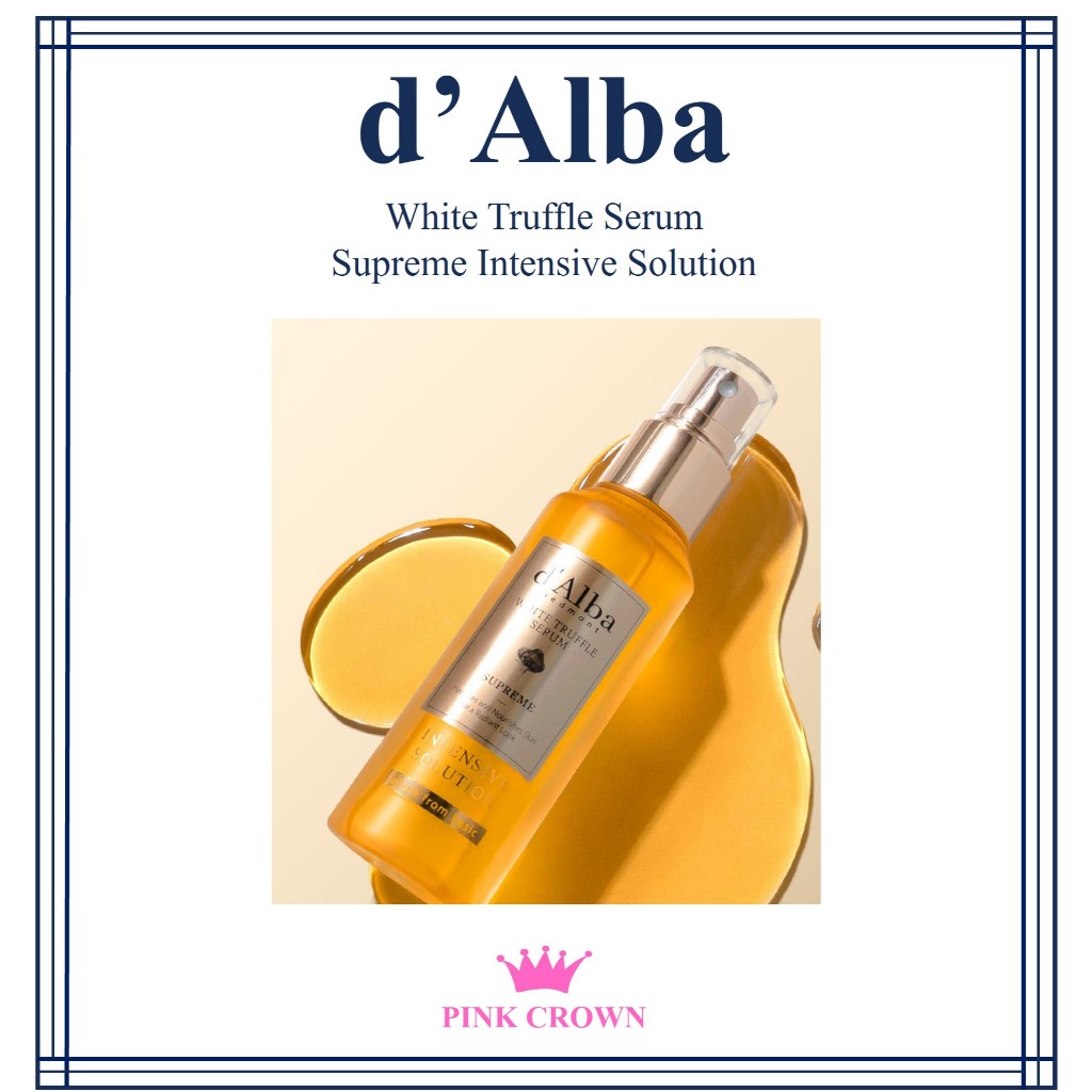 [d'Alba] Serum, White Truffle Serum Supreme Intensive Solution | Shopee ...