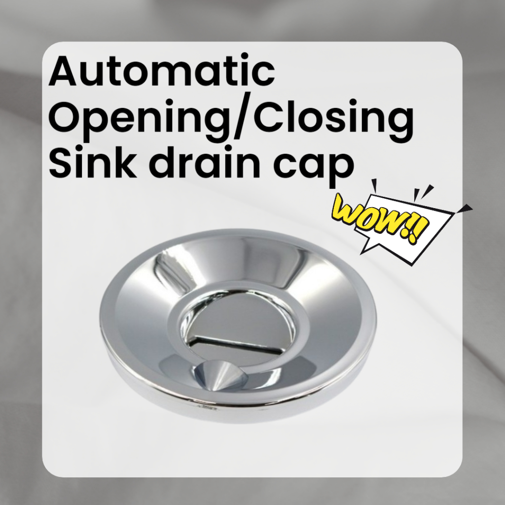 Korea Hit Kitchen Automatic Opening Closing Sink Drain Cap And Water Sink