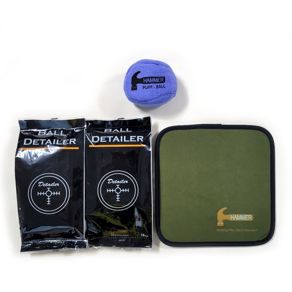 Hammer Bowling Accessories Necessity Set (Puffball + Cleaner Tissue(20