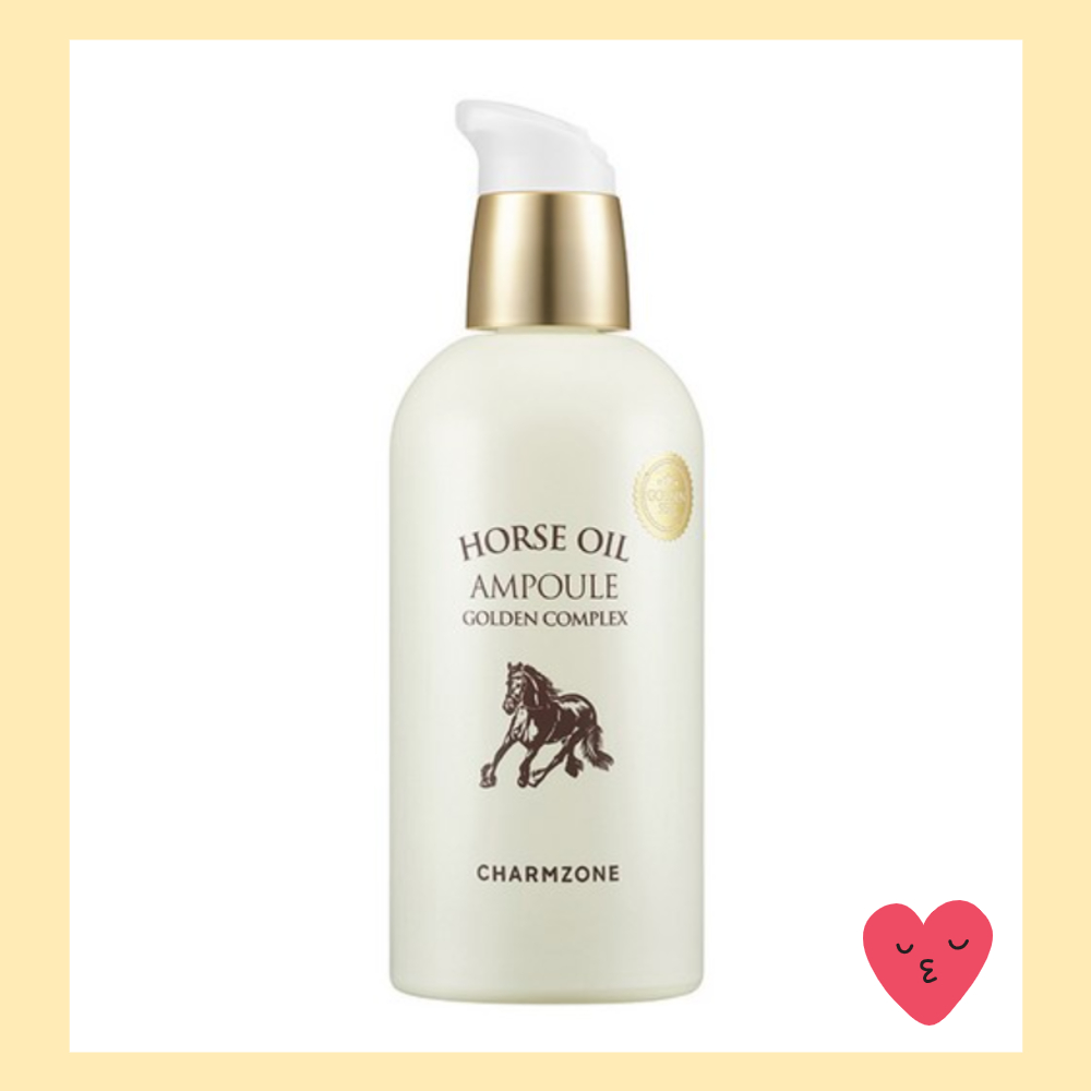 [Charmzone] Horse oil ampoule serum golden complex 100ml Shopee Malaysia