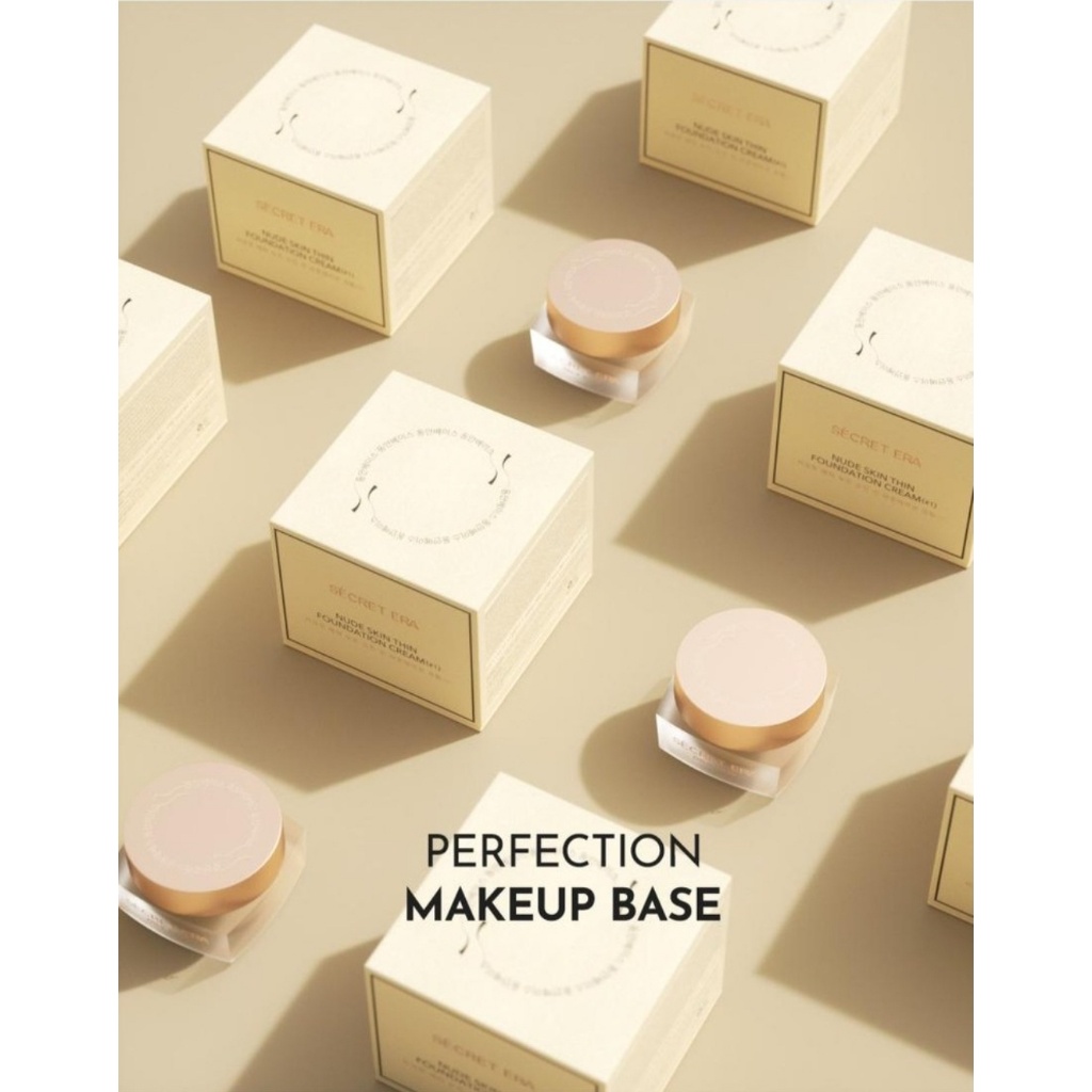 [new] [Secret Era] Nude Skin Thin Foundation Cream / natural cover 7g ...
