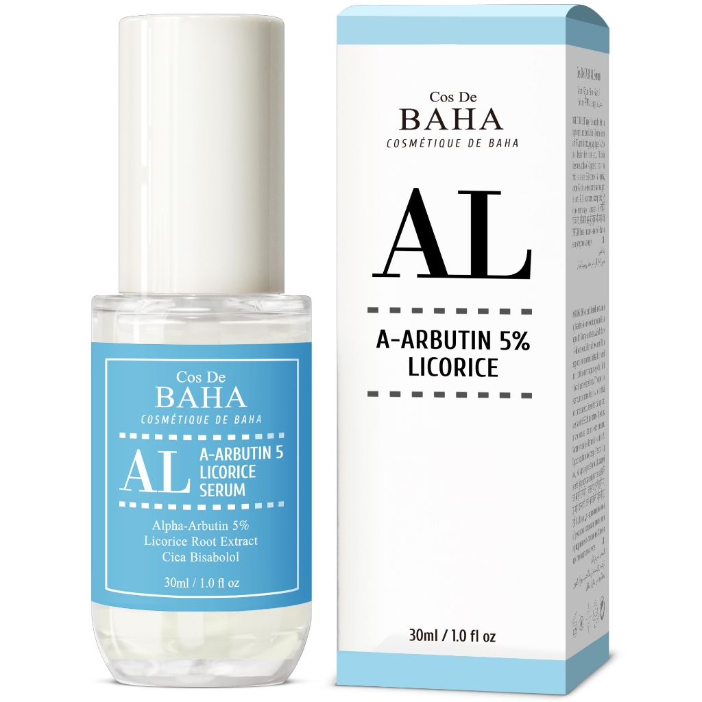Cos De BAHA AL serum 30ml AlphaArbutin 5 Licorice Main Ingredient