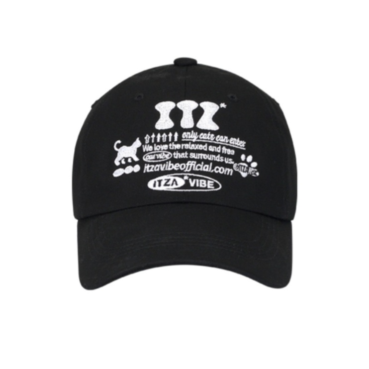 ◆ITZAVIBE◆ MIX LOGO CAP BLACK IBB25UCA35BK SHOP - ACC - ITZAVIBE