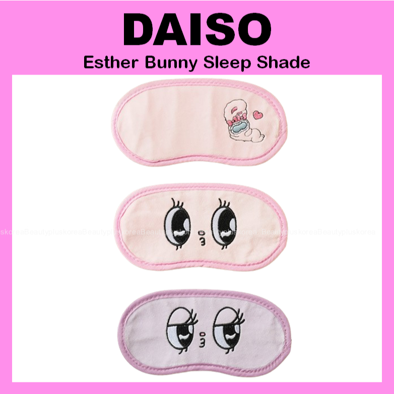 [DAISO] Esther Bunny Sleep Shade (Pink / Purple / Heart) Shopee Malaysia