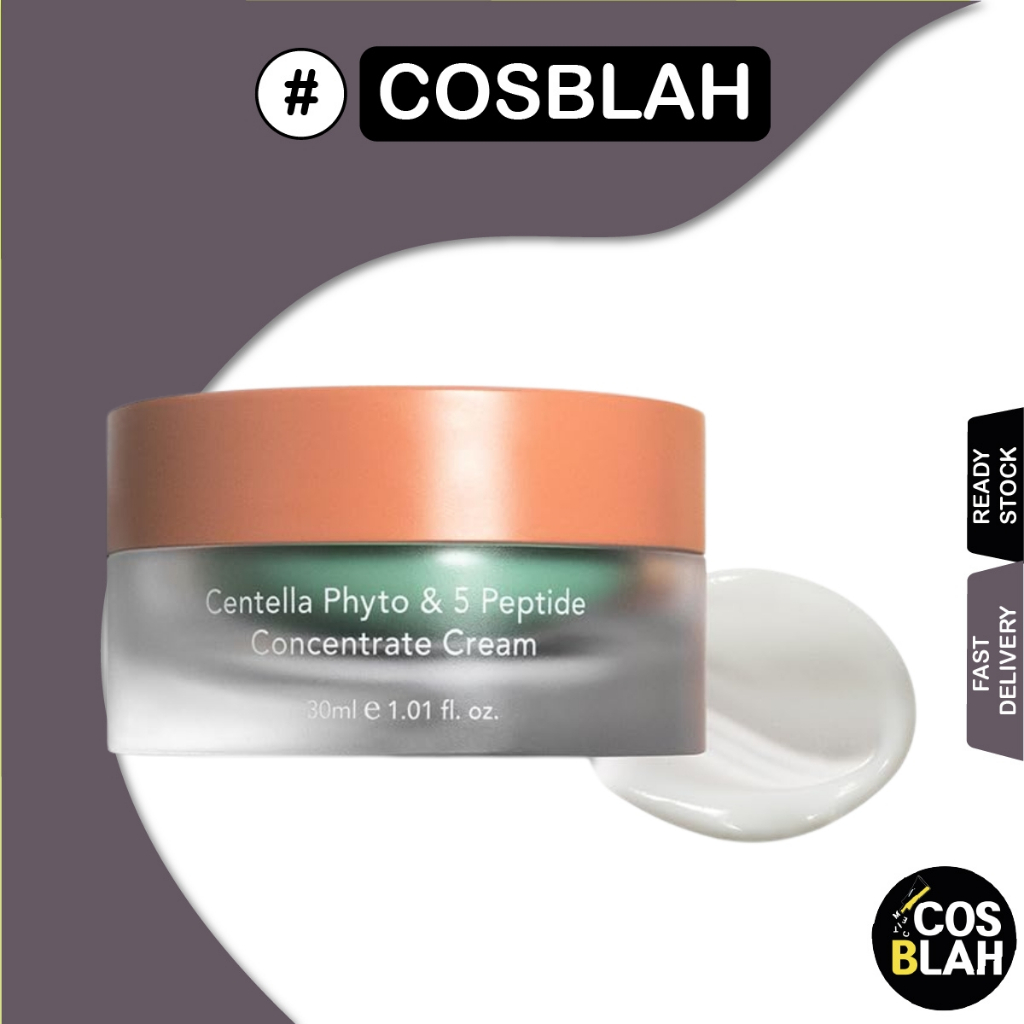 HaruHaru Wonder Centella Phyto & 5 Peptide Concentrate Cream 30ml Vegan, CrueltyFree, Shopee